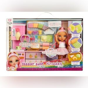 Rainbow high little dessert shop play set